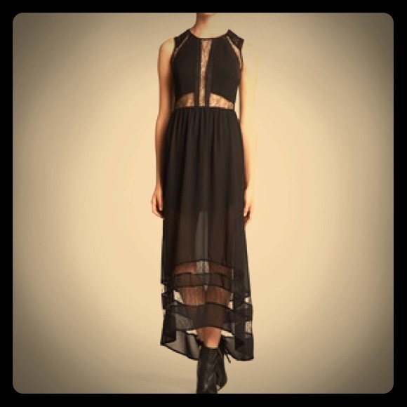 Never been worn - Lace Inset Maxi Dress