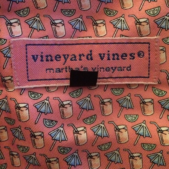 Vineyard vines sash PINK drinks authentic - Picture 2 of 4