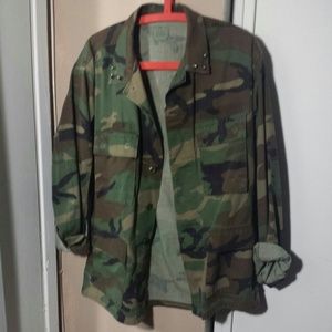 Studded Camo Jacket