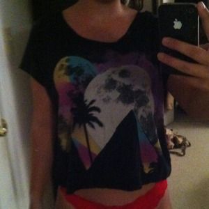 Graphic loose fitted tee
