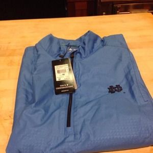 NWT Adidas Notre Dame golf vest
