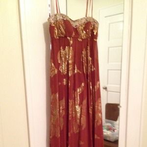 PRICE CUT!!! Aidan Mattox strapless evening gown