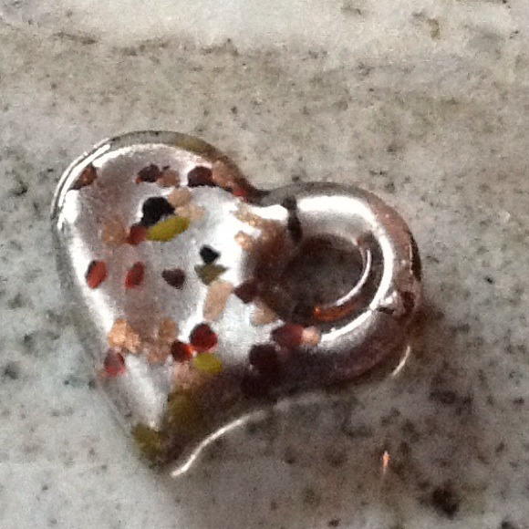 MURANO ART GLASS HEART PENDANT - Picture 2 of 4