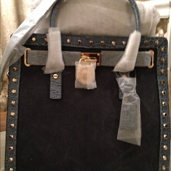 NEW Michael Kors Hamilton Studded Tote