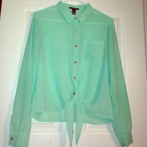 Turquoise shirt