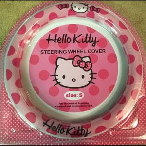 1 new pink hello kitty wheel cover