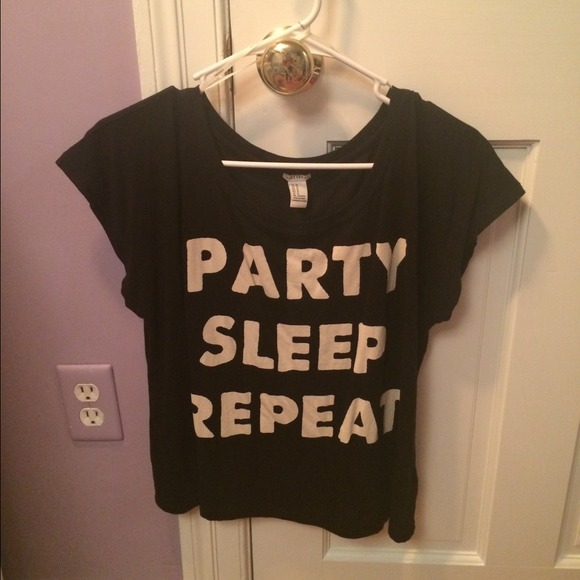 Party sleep repeat top