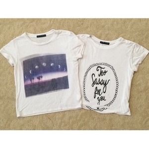 Brandy Melville Graphic Tees