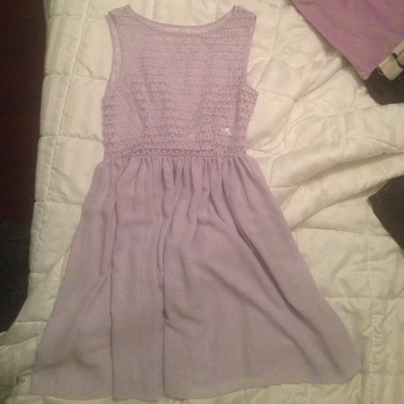 American apparel sleeveless lace chiffon dress