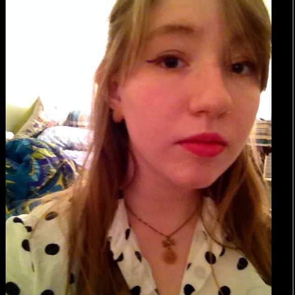 *Sold* Rose Bow Necklace and Earrings Set - Picture 2 of 2