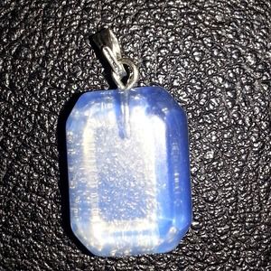 OPALITE STONE PENDANT, LOOKS LIKE MOONSTONE