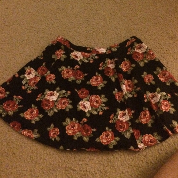 Floral circle skirt