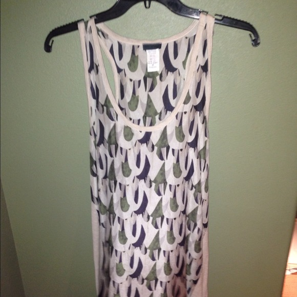 Sheer mini dress from Anthropologie