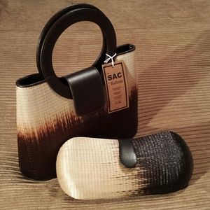 Brand new purse with clutch purse to go along with