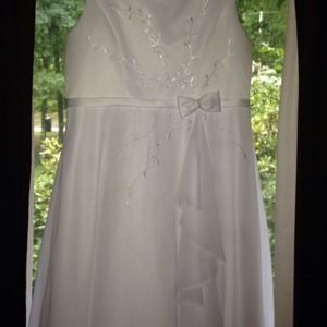 Communion dress and veil