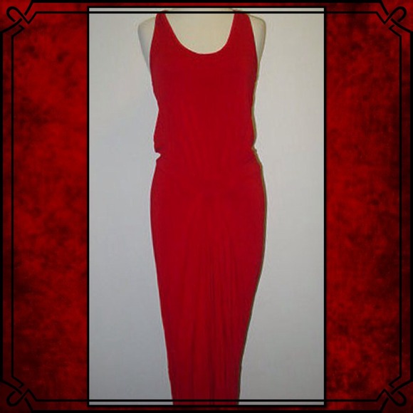 Young Fabulous & Broke Red Maxi Dress Size Small - Picture 1 of 4