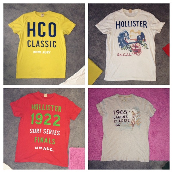 Bundle of MENS hollister tops