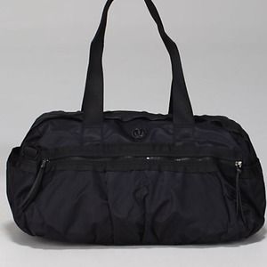 Lululemon Black Duffel Bag