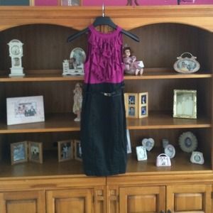 Purple and black dress never worn reduced