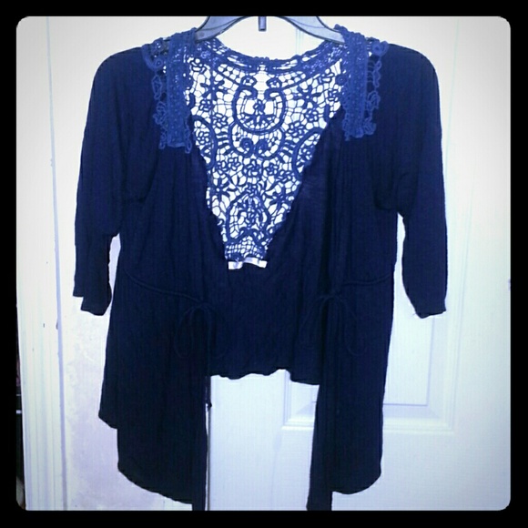 Navy Blue Cardigan