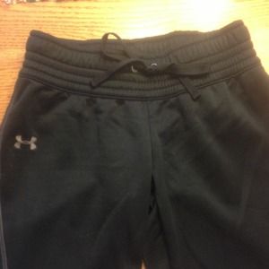 Black Coldgear Loose Under Armour Sweat Pants
