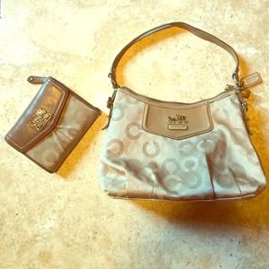 Authentic Coach purse and wallet