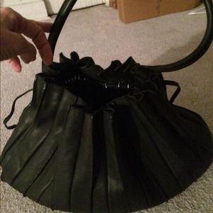 🌺LUPO Black Leather Handbag