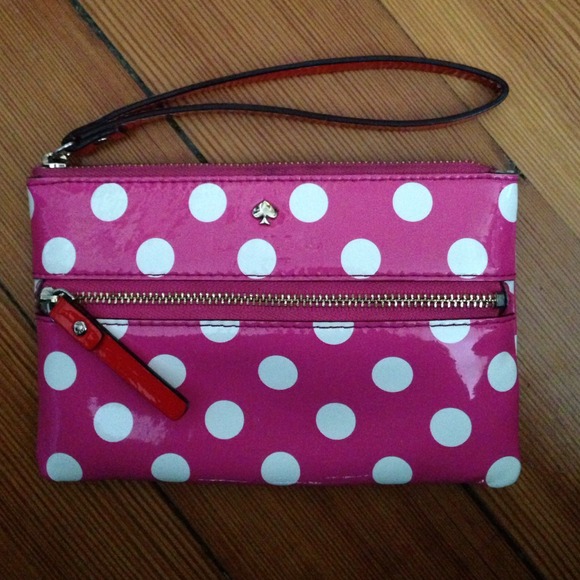 kate spade pink wristlet