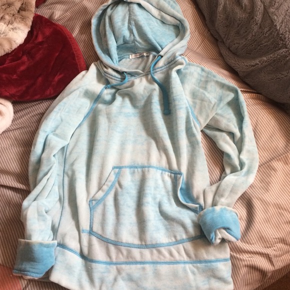 Blue Marled/Tye-Dye Hoodie