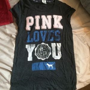 Victorias Secret Graphic/Embroidered TShirt