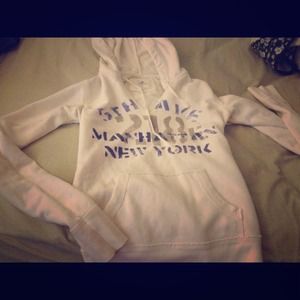White hoodie from aerie