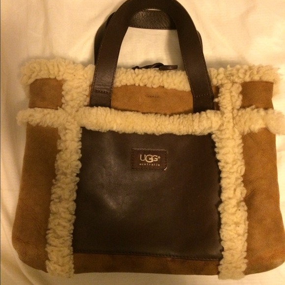 UGG Brand Furry Winter Brown Bag