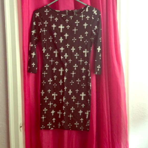 Forever21 Cross Body-con Dress