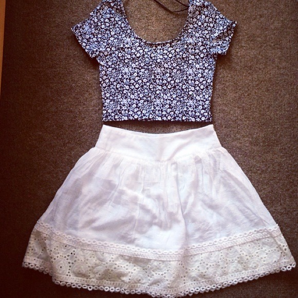 F21 high waisted skirt NEW