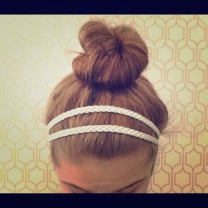 Silver headband