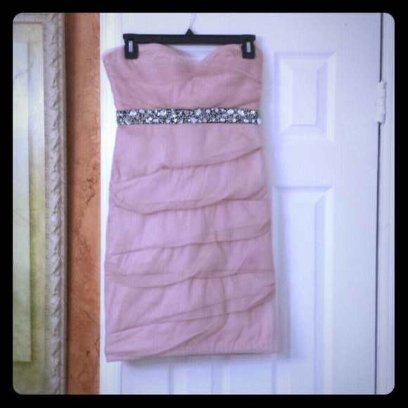 Pink bandage dress