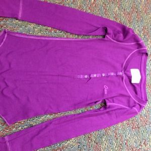 One purple long sleeve too