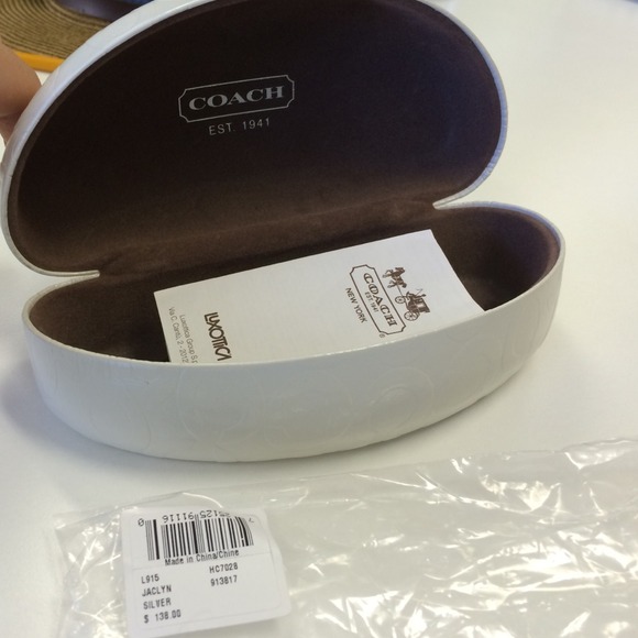 coach Jaclyn silver sunglasses