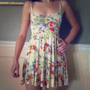 Floral bodice sundress