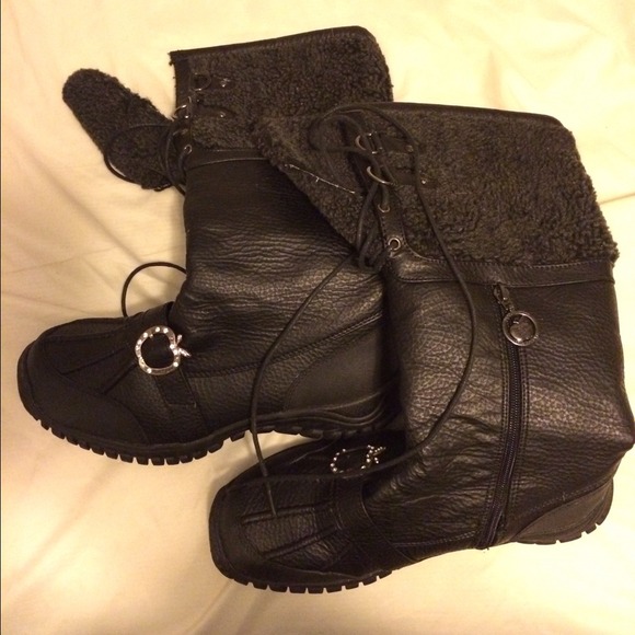 Apple Bottom Black Tall Boots
