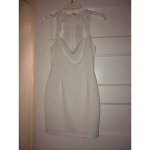 White bodycon dress