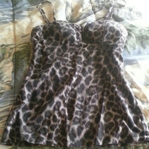 cheetah print tank top