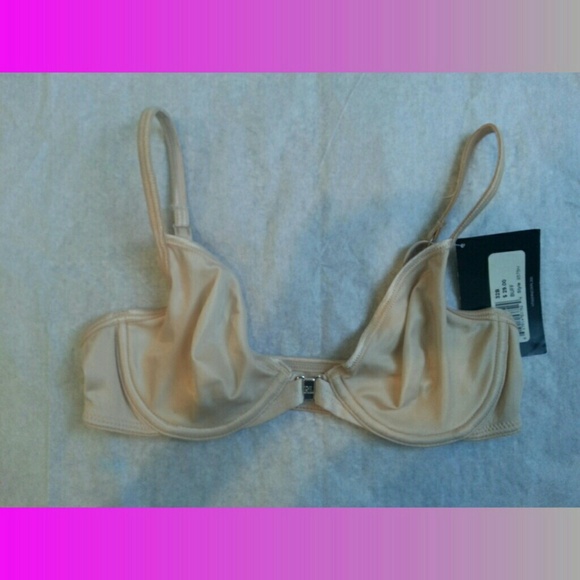 NWT's Ralph Lauren Satin Buff color bra. 32B