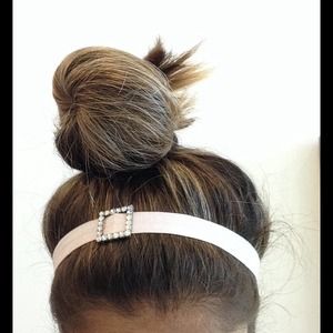 Headbands with a halo opal rhinestone square