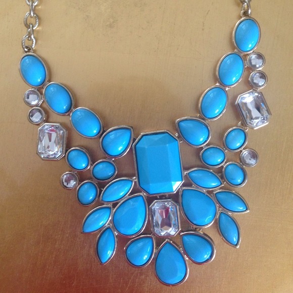 Turquoise Statement Necklace - Picture 2 of 2