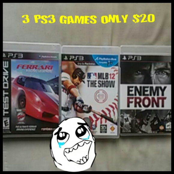 3 ps3 games