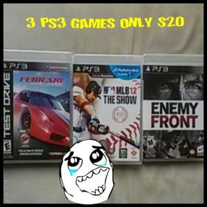 3 ps3 games