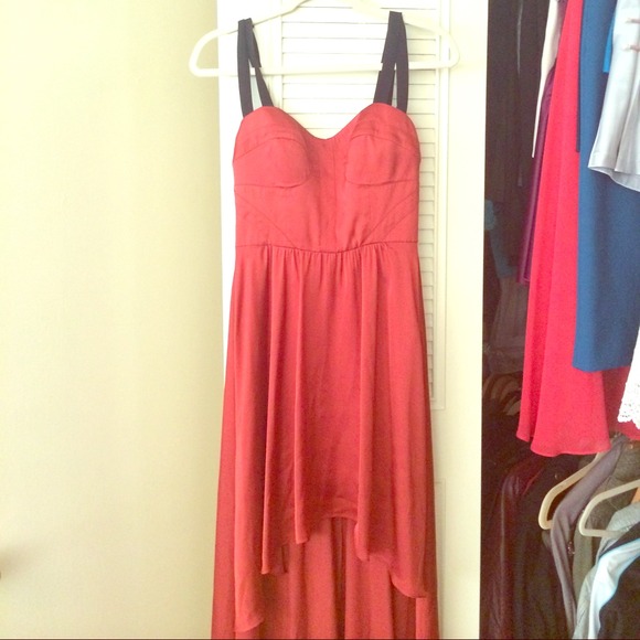 Bebe copper cocktail dress