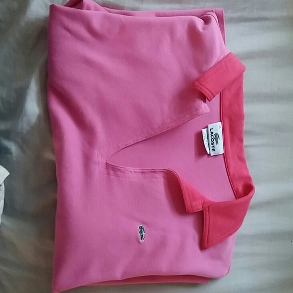 Pink collar blouse
