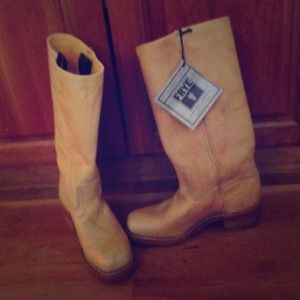 NEW, Frye, women's boots, Sabrina 14l, banana